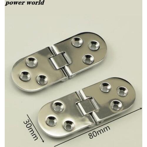 2pcs/lot Oval Table accessories turn plate hinge Hidden hinge Furniture assembly cabinet door hinges