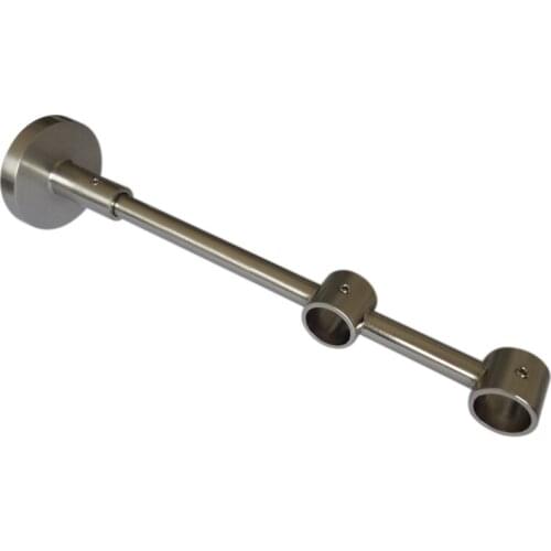 D16mm Curtain Rod Decorative Double Bracket 13.5/6cm , Curtain Accessories Bracket for Window Decoration