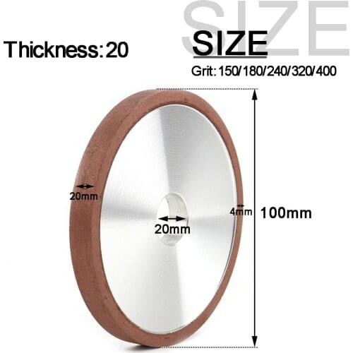 4 inch Diamond Grinding Disc Sharpening Parallel Diamond Grinding Wheel for Tungsten Steel Milling Tool Carbide Metal 100mm 1Pc