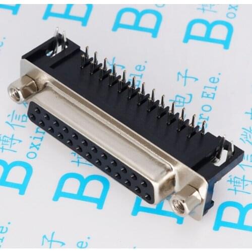 5Pcs/Lot Dr25 Female Dp25 Needle Curved Needle Base 90 Degrees Bending Parallel Plate Welding Of Black Gold