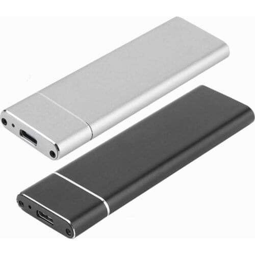 USB 3.1 Type C to M.2 NGFF SSD Enclosure M2 to USBC Mobile Hard Disk Box HDD Case for 22*30/22*42/22*60/22*80 mm With Cable