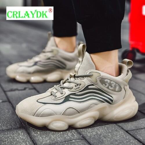 CRLAYDK Mens Casual Sneakers Running Shoes Breathable Sports Fashion High Top Tennis Ankle Highten Workout Deportivas Hombre