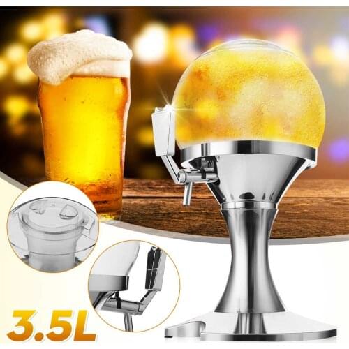 3.5L Bar Beer Tower Dispenser Party Wine Beer Water juice Beverage Tabletops Home Bar Liquid Drinking Ice Core Container Pourer