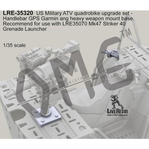[Scale Model Kit] Live Resin LRE-35320 1/35 US Military ATV quadrobike upgrade set-upgrade set-Handlebar GPS Garmin ang