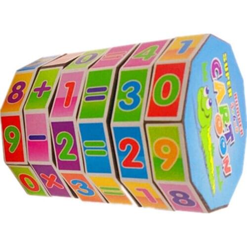 2019 New Magic Cubes educational toys for Children Kids Mathematics digital Numbers Magic Cube Toy Puzzle Game Gift