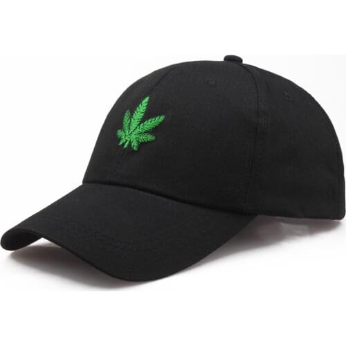New Maple Leaf Baseball Cap Men Women Charm Hemp Leaf Baseball Cap Avoid Outdoor Sun Hot Adjustable Travel Cap Hat