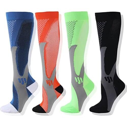 New Compression Socks Football Soccer Stockings Men Women Medical Varicose Veins Pregnancy Maternity Nurse Athletic Sports Socks
