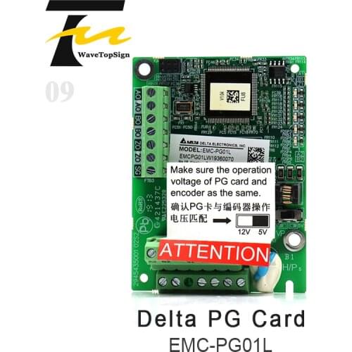 Original Delta Inverter PG Card EMC-PG01L