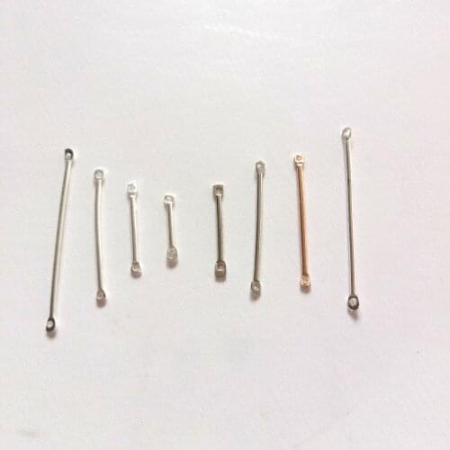 Hot 100pcs 1.5/2.0/3.0/4.0cm Double Hole Connection Rod Charms Diy Fashion Handmade Ear Jewelry Materials And Accessories