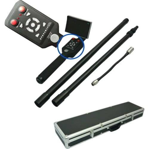 Handheld Endoscope 23mm Flexible Foldable Telescopic Pipe Inspection Camera W/DVR Monitor 5 meter Pole LED Lights