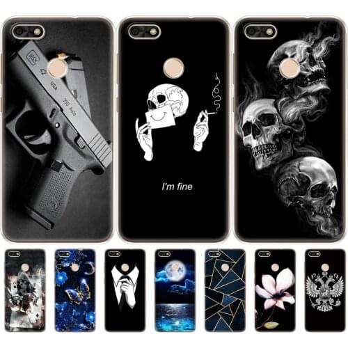 Silicon 5.0" Huawei P9 Lite Mini Case Cover Soft TPU Huawei Nova lite 2017 SLA-L22 Case Back Huawei Y6 Pro 2017 Case