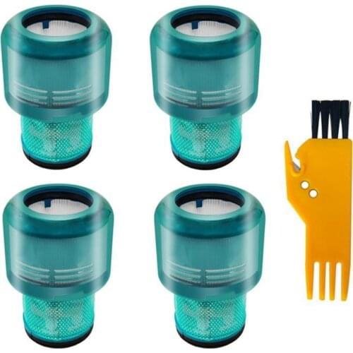 4 Pcs Vacuum Filter Replacement For Dyson V15 SV14 V11 Stick Handheld Washable Filter Cleaning Vacuum Cleaner Parts