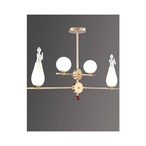 Modern Angel Pendant Lights Glass Ball Led Hanging Lamp Industrial Hanglamp Dining Room Kitchen Home Decor Lighting Fixtures G9