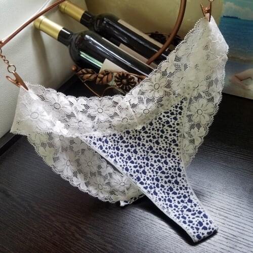 Big size XL-5XL Women lace G-Strings shorts Briefs sexy underwear ladies panties lingerie pants thong intimate wear