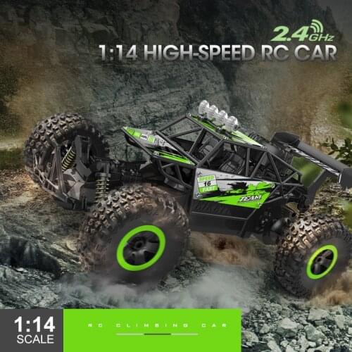 1:14 4WD High Speed rc crawler 2.4G climbing Car Toys Off-Road Remote Control Trucks climber boys Toys for Children