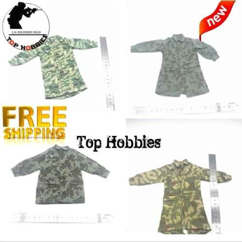 1/6 Scale DML German Military Uniform WWII Water Pattern Paratroopers Green Devil Camouflage Blouse Smock cam Combat Pants F12