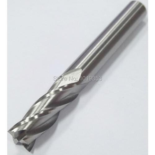 11X12X35X85 High speed steel flat square HSS end mill straight shank milling cutter for machine