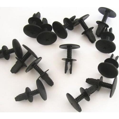 30pcs Plenum Push Type Nylon Clip Retainer Fastener 1H0-819-055-C01C For Fit For Passat Golf A3 Vento Octavia A3 A4 Accessories