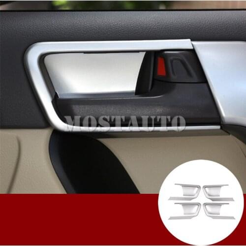 For Toyota Land Cruiser Prado FJ150 Interior Car Door Handle Bowl Trim Cover 2010-2019 4pcs Car Accessories Interior Car Decor