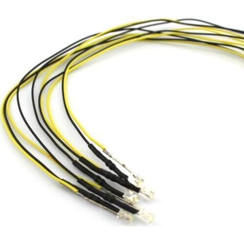 50PCS led white warm white yellow red blue color scale model light in architecture building model facotry house design