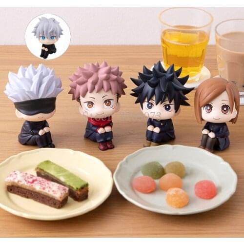 9cm Jujutsu Kaisen Anime Figure Gojo Satoru Itadori Yuji Look Up Action Figure Fushiguro Megumi Kugisaki Nobara Figurine Toys