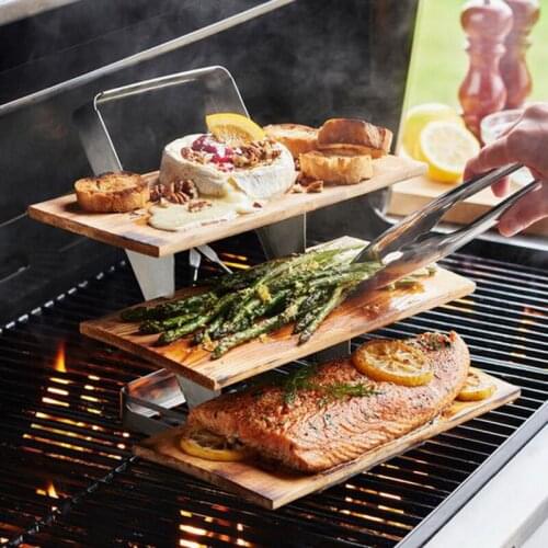 Bakery Accessories Smoker Generator BBQ Accessories Natural Wood Barbecue Tools Outdoor Charcoal Gas Wood Plank