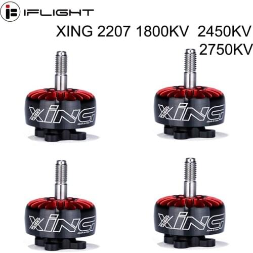 IFlight XING 2207 1800KV / 2450KV / 2750KV 2-6S Brushless Motor for 5/6 inch Propeller Frame RC FPV Racing Drone