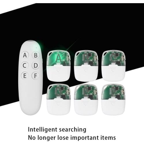 Wireless Cool Key Finder Item Locator Key Finder With Remote Control 1 Transmitter And 6 Receivers Pet Tracker Wallet Tracker