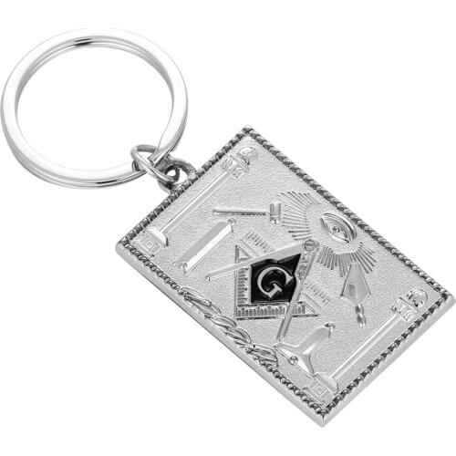 Freemason Mason Masonic Keychain Keyrings