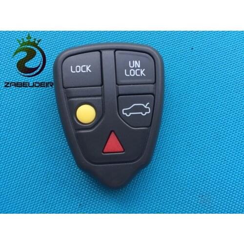 1Pcs Of New Replacement Key Cover Remote Shell For Volvo S60 S70 S80 S90 V70 5 Buttons Case Fob No Logo Car Accessories Parts