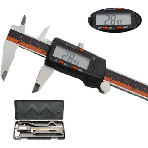 LCD digital display precision measurement /0-150mm stainless steel caliper measuring instrument micrometer caliper