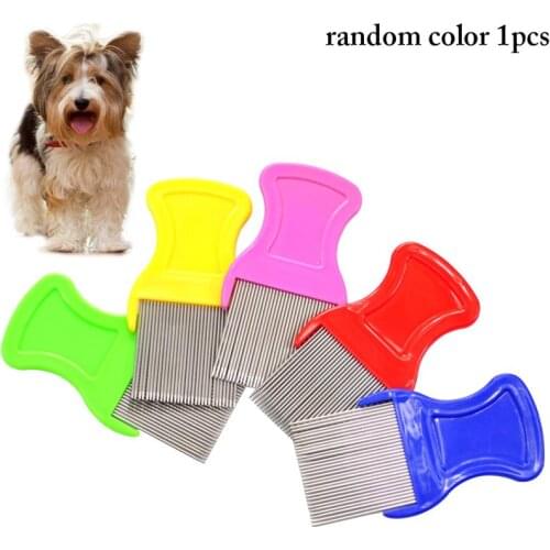 Lice Comb Hand-Held Cleaning Pet Grooming Comb Tear Stain Remover Comb For Dogs Cats Cleaning Grooming Supplies