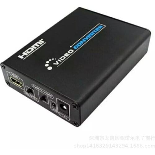 HDMI to AV S-Video CVBS Video Converter HD 3RCA PAL/NTSC Switch HDMI to SVIDEO+S VIDEO Switcher Adaptor for TV PC Newest