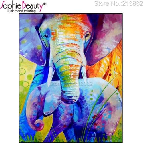 Sophie Beauty New Diy Diamond Painting Cross Stitch Resin Handcraft Embroidery Beaded Colorful Animal Needlework Mosaic Kit Art