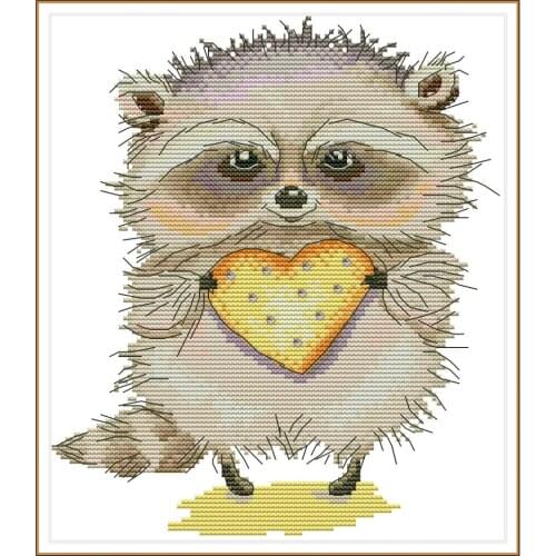 Who wants cookies? cross stitch kit aida 14ct 11ct count print canvas cross stitches needlework embroidery DIY handmade