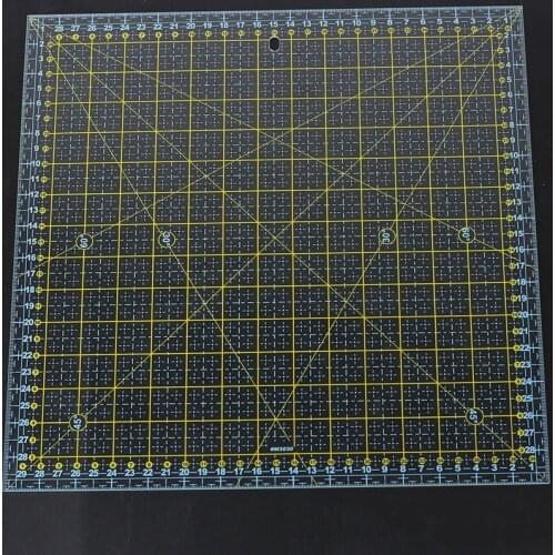 Square 30*30 Cm Patchwork Ruler Thick Acrylic Transparent Quilting Sewing Rulers Cutting Ruler for Tailor Stencil Measure Tools