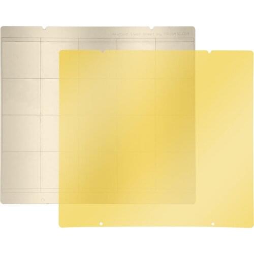 253.8 x 241mm PEI Frosted Yellow Cold PEI Sheet with 3M 468MP Adhesive for Prusa i3 Mk3 JR Deals