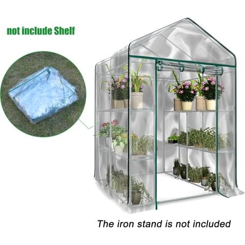 Mini Greenhouse Outdoor Growbag Growhouse PVC Cover Plastic Garden Green House Fiver Floors Green Household Plant Greenhouse