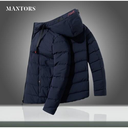 New Men Parka Coats Winter Jacket Mens Warm Thicken Windproof Parkas Overcoat Casual Hooded Outerwear Jacket Loose Padded Solid