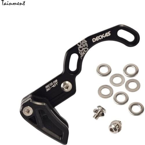 DECKAS Bike Chain Guide MTB Bicycle Chain Guide 1X System ISCG 03 ISCG 05 BB Mount CNC Single Speed Wide Narrow Gear Chain Guide