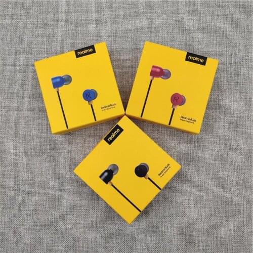 Realme X2 Pro Earphone 3.5mm Jack In-Ear Music Headphone With Mic For realme 6 7 Q2 Q2i V3 V5 7i 3 Pro Redmi Note 8 9 Pro 8T 9C