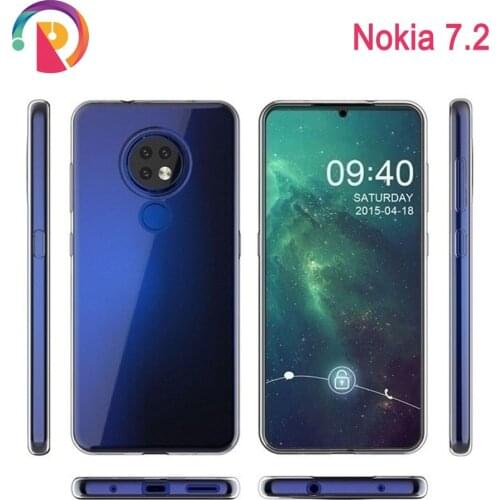 Nokia 7.2 Refurbished Mobile Phone Unlocked Original Dual SIM 6.26" 4GB+64GB 48.0MP+8MP+5MP 3 Rear Camera Fingerprint 4G-LTE