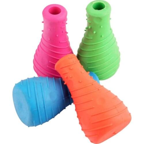 Pet Rubber Toys TPR Wine Bottle Dog Bite-resistant Puppy Interactive Leakage Food Ball Chew Toy Molar Teeth Cleaning