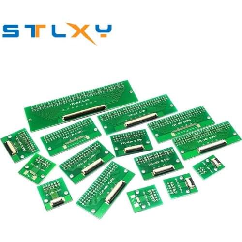 FPC/FFC flat cable transfer plate is directly inserted DIY 0.5 mm 1mm spacing connector 6P/8P/10P/20P/30P/40P/60P