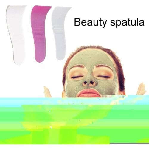 Special Hair Removal Cream Scraper Cosmetic Scoop DIY Tools Eye Makeup Applicator Sticks Curved Mask Tool Scoop Beauty