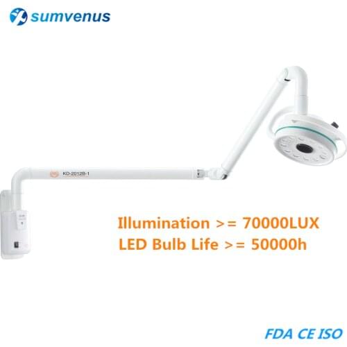 LED 36W Wall Hanging Surgical Medical Examination Shadowless Lamp Cold Light Dental ENT Surgery Veterinary PET Tattoo KD-2012D-1