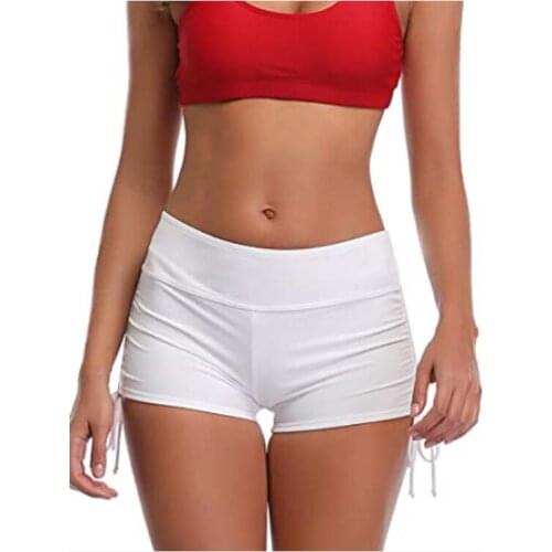 New Women Swim Bottoms Swimwear Swimming Bathing Shorts Boxers Bikini Trunks Swimsuit Boyshorts Sexy Adjustable Underwear