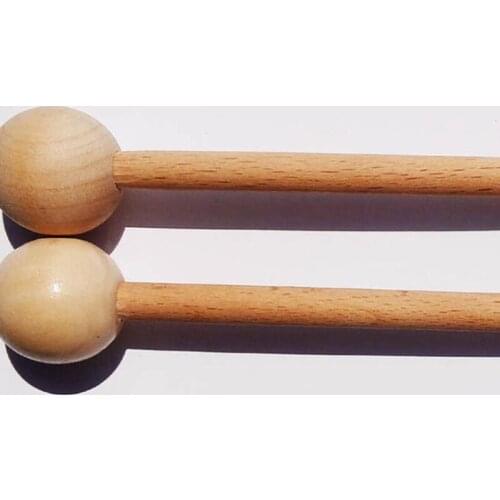 Kids Wooden Tongue Drum Sticks Mallets Beaters Percussion Instrument Accessories