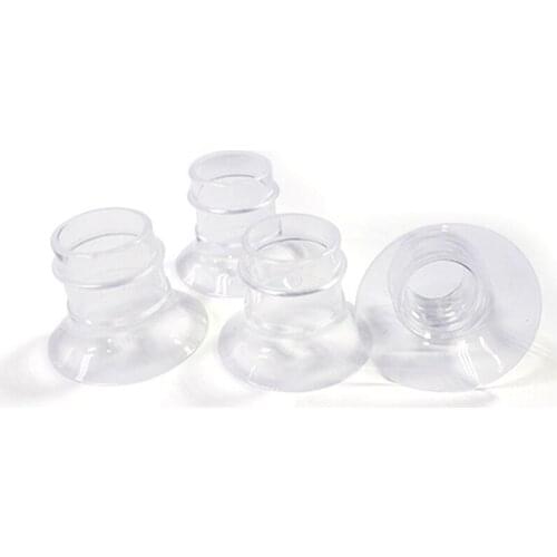 4 Pieces Non-toxic Breast Pump Horn Caliber Size Converter for Reducing the Caliber of the Horn of the Breast Pump