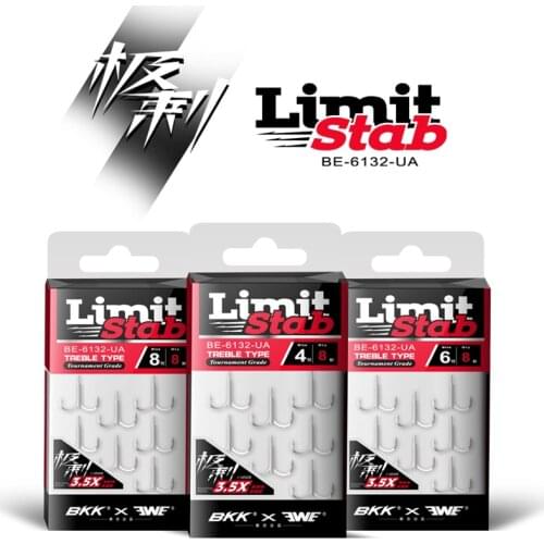 8Pcs EWE JICI 4# 6# 8# 10# 12# 14# 16# Fishing Hook High 3.5X High strength and toughness Treble Hooks For Bass Carp